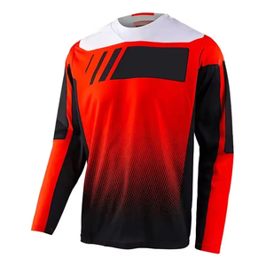 Maillot de sport pour homme de qualité supérieure, durable, imprimé par sublimation, 100% polyester, respirant, séchage rapide, personnalisable, manches longues, écoresponsable - Product Image 2