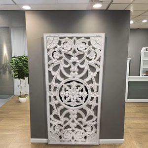 งานแกะสลักไม้ MDF แบบโบราณคุณภาพพรีเมียม สำหรับตกแต่งผนังบ้าน สำนักงาน ของตกแต่งวันดิวาลี วันเกิด ดีไซน์แบบดั้งเดิม ขายส่ง - Product Image 6