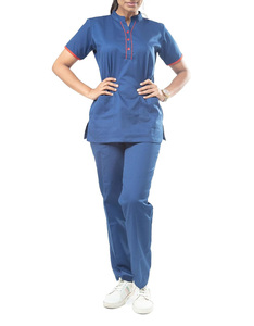 Customize Medical <b>Nursing</b> Jogger Scrubs Scrub Jumpsuit Polyester Spandex Unisex Summer Short Sleeve Hospital Uniform Sets - Product Image 6