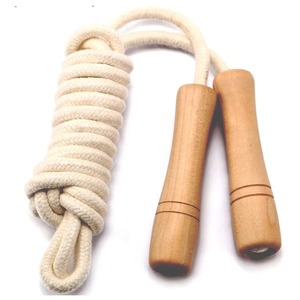Cuerdas de Saltar Ajustables de Alta Calidad para Entrenamiento Deportivo, con Agarre de Madera, para Entrenamiento de Velocidad y Resistencia - Product Image 1