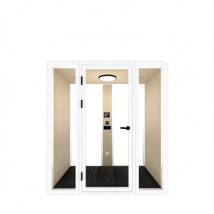 Duo HIPOD : Cabines Acoustiques Modulaires pour Bureaux, Mobilier Intérieur avec Excellente Absorption Sonore pour Espaces de Travail Dynamiques - Product Image 2