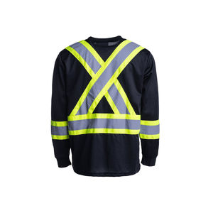 Camisetas de Alta Visibilidad para Seguridad en el Trabajo, Construcción, Camisetas Reflectantes, Uniformes de Trabajo para Tráfico, Personalizadas al por Mayor - Product Image 3