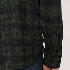 Collection de chemises à carreaux tendance décontractées en flanelle, boutonnées, chaudes et confortables, à manches longues - Product Image 6