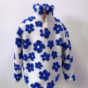 KERUI, chaqueta de invierno para niños, ropa peluda con cremallera 1/4, abrigos para niños y niñas, ropa de invierno para niños, chaqueta - Product Image 4