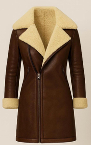 Chaqueta de Cuero de Alta Calidad para Hombre, Cuello Alto, Logotipo Frontal, Ropa de Invierno, Forro de Nailon/Cotton Transpirable y Térmico - Product Image 2