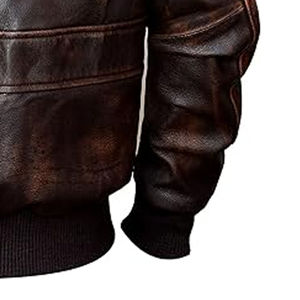 Chaqueta de cuero genuino de piel de oveja para hombres adultos, diseño personalizado, color sólido, chaquetas de cuero para hombre para la temporada de invierno. - Product Image 5