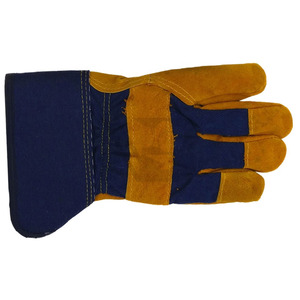 Customized Rigger Working <b>Gloves</b> Safety Heavy Duty Cowhide Split Leather Worker Safety Protection Hand <b>Gloves</b> - Product Image 3