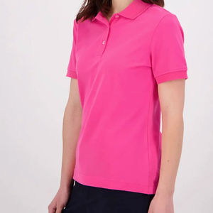 เสื้อโปโลสั่งทำพิเศษสำหรับผู้หญิง แขนสั้น เสื้อกอล์ฟโปโล คุณภาพดีเยี่ยม ผลิตจากโพลีเอสเตอร์ผสมสแปนเด็กซ์ สำหรับสุภาพสตรี - Product Image 2
