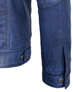 2026 New Stylish Casual Men's <b>Leather</b> <b>Jacket</b> with Stand Collar Custom Color & Slim Fit-Winter Breathable - Product Image 5