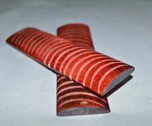 High Quality Impala Jigged <b>Bone</b> <b>Knife</b> <b>Handle</b> Scales Eco-Friendly Natural Craft Product Stabilized and Dyed - Product Image 1