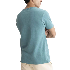 Camisetas Unisex 100% Algodón con Logotipo Personalizado, Camiseta Lisa Teñida de Alta Calidad para Hombre, Patrón Sólido, Tejido de Tela - Product Image 4