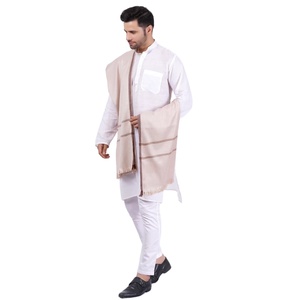 Design noir imprimé mode Pashmina laine châles élégant laine châles grande taille lourd hiver personnalisé laine châle - Product Image 4