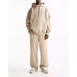 Unisex <b>Men</b> Solid Plus Size Printed Jogger Tracksuit Hoodie Sweatpants Set Breathable Custom Sportswear 2026 Design - Product Image 1