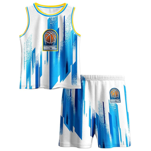 Ensemble d'entraînement de basketball personnalisé en mesh respirant, maillot et short de basketball pour hommes - Product Image 2