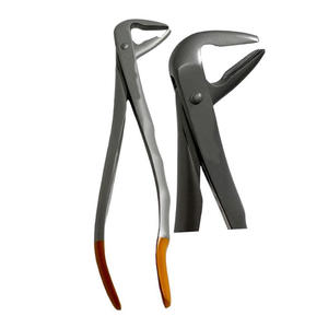 Ensemble de forceps dentaires manuels professionnels en acier inoxydable allemand, 4 pièces, poignée ergonomique, forceps d'extraction dentaire réutilisables - Product Image 4