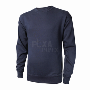 Échantillon gratuit d'hiver chaud Sweat-shirt à col ras du cou doublé en polaire pour hommes, tenue décontractée à manches longues, pull confortable et élégant à vendre - Product Image 3