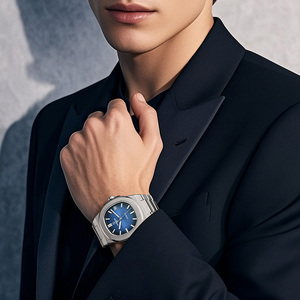 <span class=keywords><strong>Montre</strong></span> <span class=keywords><strong>mécanique</strong></span> automatique de luxe CARNIVAL pour hommes, boîtier ovale en acier inoxydable de 43 mm, tourbillon, fermoir papillon, étanche 3 BAR - Product Image 6