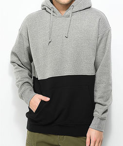 Sudadera con Capucha Corta Unisex de Forro Polar Sólido para Otoño/Invierno, de Poliéster/Algodón, de Secado Rápido y Transpirable, Venta al por Mayor, Personalizable, de Gran Demanda - Product Image 4