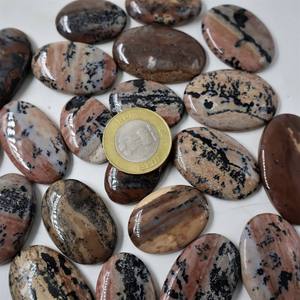 Prix d'usine Jaipur AAMNA GEMS – Cabochons ovales en AQUAMARINE naturelle de haute qualité, certifiés par un tiers, pour bijoux en vrac - Product Image 3