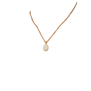 Opal Stone Oval Cut 10x14mm Pendant 925 Sterling Silver 14K <b>Gold</b> Plated Fine Jewelry Women Girls Wholesale Bulk Engagement - Product Image 3