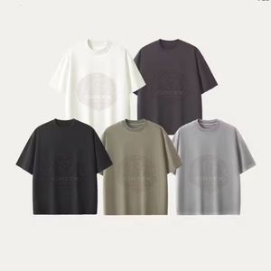 T-shirts surdimensionnés pour hommes en coton respirant, coupe décontractée, style streetwear, vêtements décontractés, fabricant et fournisseur de marques privées - Product Image 3