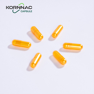Kornnac Pearl Gold Hartgelatine Pflanzliche Magensaftresistente Kapseln Größen 000-5 ISO9001 & Halal Zertifiziert - Product Image 5