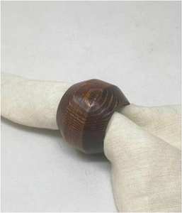 Anillos de Servilleta de Madera Geométricos Modernos al por Mayor, Hechos a Mano, Duraderos, Ecológicos, Accesorios de Mesa para Restaurantes de Alta Cocina - Product Image 5
