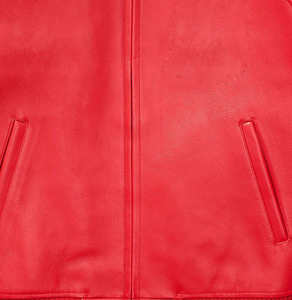 Chaqueta Bomber de última temporada para hombre, de cuero genuino, con decoración de piel de oveja, chaqueta de cuero no tejido para invierno. - Product Image 5