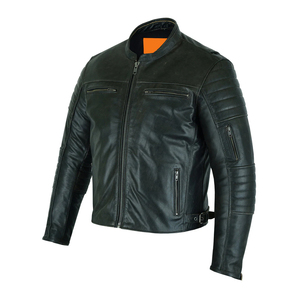 <b>Lightweight</b> Durable Leather <b>Jacket</b> For <b>Men</b> High Quality Leather <b>Jacket</b> Customized Logo <b>Men's</b> <b>Jackets</b> - Product Image 4