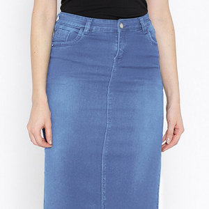 High Street Style Women's Denim Skirts For Sale Competitive Price Women's Denim Skirts With OEM Service - Product Image 5
