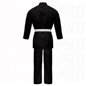 Uniforme de karaté léger pour enfants et adultes, ceinture blanche incluse, entraînement, pratique des arts martiaux, débutants, étudiants avancés - Product Image 4