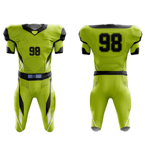 Uniforme de Fútbol Americano Personalizado con Nombre, Número y Logotipo, Conjunto de Uniforme para Entrenamiento, Práctica y Torneo - Product Image 1