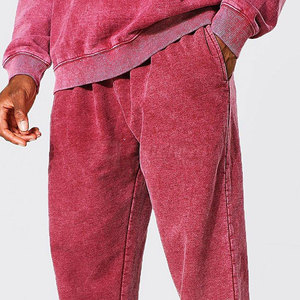 Modern Acid Wash <b>Trouser</b> for Men Lightweight Mid Waist Soft Durable Fabric Unique Acid Wash Finish Casual Trendy Outfits - Product Image 4