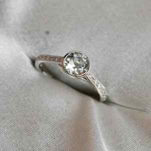 Natural Aquamarine Gemstone <b>Ring</b> in <b>925</b> Sterling <b>Silver</b> Luxury Wedding Jewelry for Women March Birthstone Gift - Product Image 3