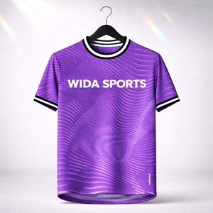 Nuevo Diseño, Camiseta de Fútbol Personalizada de Talla Grande, Fabricante de Uniformes de Fútbol de Marca Privada, Camiseta de Entrenamiento Transpirable y Ligera para Otoño - Product Image 2