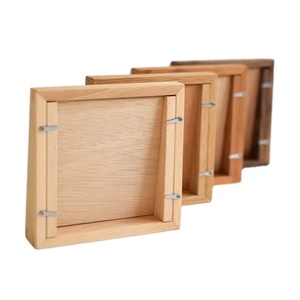 Custom Large Modern Design <b>Wooden</b> <b>Photo</b> <b>Frame</b> with Golden Carved Ornament Handmade Custom Color Fast Delivery - Product Image 1