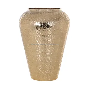 Florero de Metal Negro de Alta Gama para Decoración Moderna y Lujosa del Hogar, Exhibición Floral Elegante, Florero de Calidad de Exportación - Product Image 1