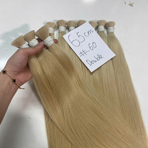 Precio al por mayor 100% Extensiones de cabello humano virgen vietnamita crudo Estilos ondulados naturales Color Rubio Cabello de moda - Product Image 1