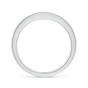 Anillo de media eternidad de oro macizo de 14K con esmeraldas verdes naturales de corte cuadrado de 2.4mm de alta calidad al por mayor, engastado en canal. - Product Image 6