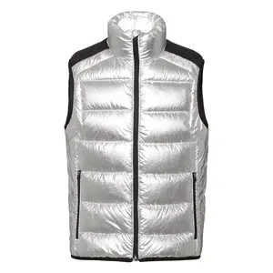 Veste d'hiver pour homme, tendance et très vendue, sans manches, matelassée, confortable, respirante, logo personnalisé, haute qualité - Product Image 1