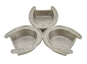 Juego de 3 Cuencos y Platos Decorativos, Accesorios de Mesa, Recipientes para Nueces, Galletas y Dulces, Juego de Regalo, Acabado Antiguo en Latón - Product Image 3