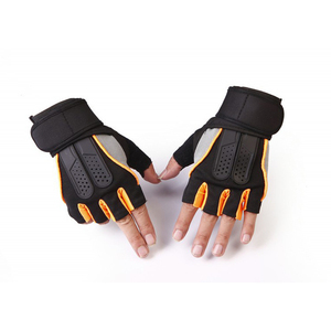 Guantes de Ciclismo Transpirables de Medio Dedo, Guantes Deportivos Antideslizantes y Transpirables para Gimnasio, Montañismo, Fitness, Spandex Universal - Product Image 4