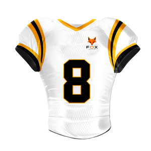 Maillot de football américain respirant et personnalisable de haute qualité, fabriqué au Pakistan, 100 % polyester, vêtements de sport - Product Image 1