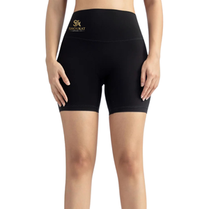 <b>Women</b> High Waist Black <b>Compression</b> <b>Shorts</b> Custom Logo Yoga Fitness Gym Workout Sportswear Stretch Athletic <b>Shorts</b> OEM ODM - Product Image 1