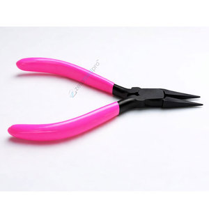 Alicates de Punta Fina Micro Chain Nose Zetomed Pro, Acero Inoxidable de Alta Calidad, Herramienta para Joyería, Mango Rosa Cómodo - Product Image 1
