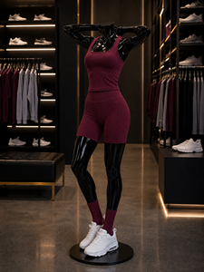 Leggings taille haute en maille ajourée pour la vente en gros — Pantalons de yoga athlétiques extensibles dans les quatre sens pour femmes, collants de sport pour la course et le fitness, approvisionnement en gros - Product Image 2