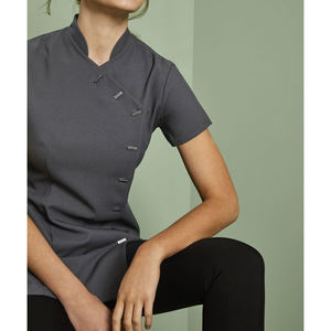 Uniforme de Trabajo para Mujer, Manga Corta, Ropa de Trabajo para Salón de Belleza, Túnica para el Cuidado de la Salud, Uniforme de Enfermera con Opción de Logotipo - Product Image 4