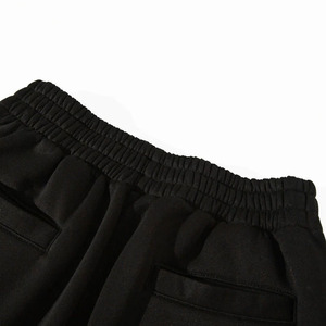 Pantalones Deportivos Negros para Hombre, Corte Acampanado, Cintura Elástica con Cordón, Casuales, de Algodón, para Otoño, Ligeros, Transpirables y Ecológicos - Product Image 4