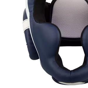 Casque de sparring en cuir PU souple avec logo de marque personnalisé pour entraînement MMA, kickboxing et boxe - Product Image 6