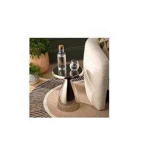 Stylish Compact Metal <b>Side</b> <b>Table</b> With <b>Storage</b> Rack And Strong Frame For Functional Home Furniture - Product Image 1